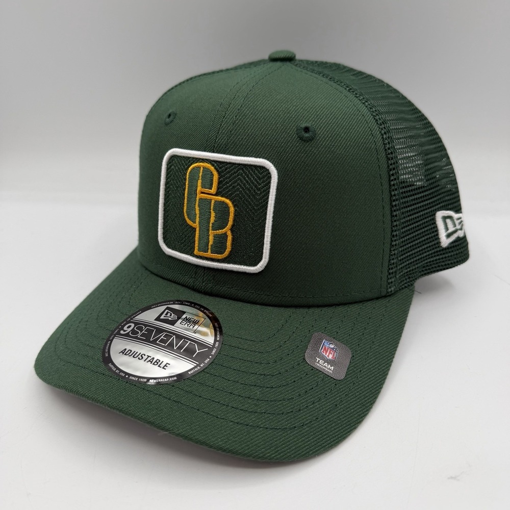 New Era‎ 9Seventy Green Bay Packers Deceptor Hat Cap Snapback Trucker Adjustable